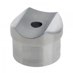 Adaptateur tube sur tube en inox 304 diamètre 42,4 mm, à pans coupés