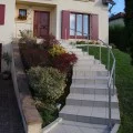 Rampe d'escalier sur poteaux, en kit, en inox 304 brossé 17