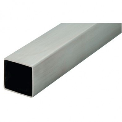 Tube carré inox 40 x 40 x 2 mm en inox 304 brossé longueur 3000 mm