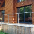 Garde corps inox en kit 5 BARRES à la française : pour terrasse, balcon ou mezzanine 0