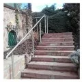 Rampe d'escalier sur poteaux, en kit, en inox 304 brossé 19