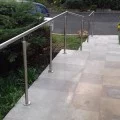 Rampe d'escalier sur poteaux, en kit, en inox 304 brossé 21