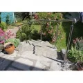 Rampe d'escalier sur poteaux, en kit, en inox 304 brossé 22