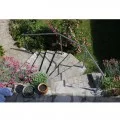 Rampe d'escalier sur poteaux, en kit, en inox 304 brossé 23