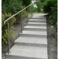 Rampe d'escalier sur poteaux, en kit, en inox 304 brossé 16