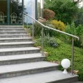 Rampe d'escalier sur poteaux, en kit, en inox 304 brossé 15
