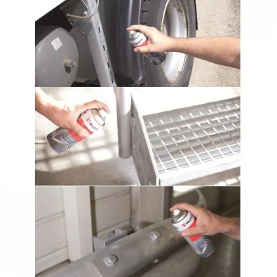 Galva spray clair 99% zinc protection contre la corrosion des aciers - qualité professionnelle - 400 ml Galva spray clair 99% zinc protection contre la corrosion des aciers - qualité professionnelle - 400 ml