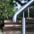 Tige articulée 68 mm ø 12 mm filetée M8 taraudée M6 inox 304 brossé. 2