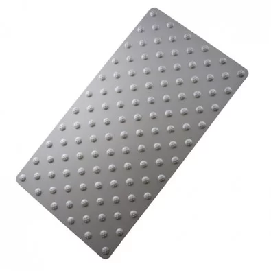 Dalle podotactile, bande d'éveil à la vigilance en aluminium ALU NATUREL 800 x 420 mm