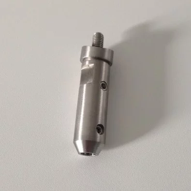 Serre câble fileté M6 à enfiler sur câble de diamètre 6 mm en inox 304 brossé