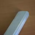 Nez de marche aluminium XL 60 x 24 antidérapant pour escalier longueur 2 mètres, couleur ALU NATUREL 3