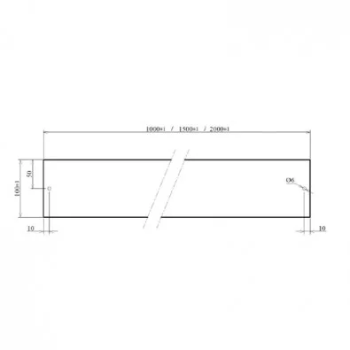 Contremarche aluminium 100 x 2000 JAUNE recoupable Contremarche aluminium 100 x 2000 JAUNE recoupable
