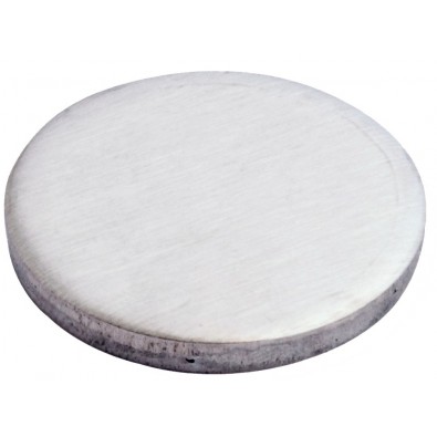 Platine à souder ø 100 mm épaisseur 8 mm en acier brut