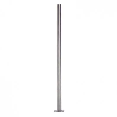Poteau de rampe escalier inox à personnaliser avec un support de main courante