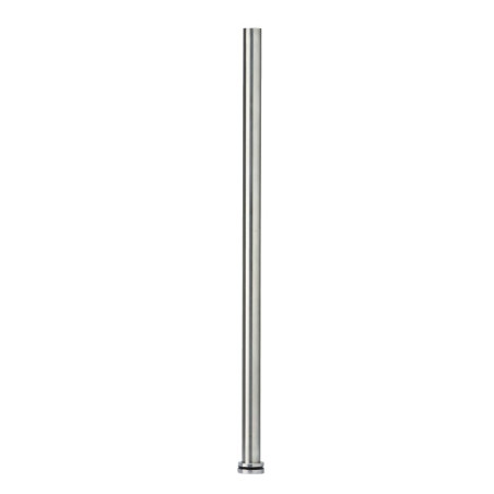 Poteau inox de garde corps fixation à travers les marches diam 42,4 mm