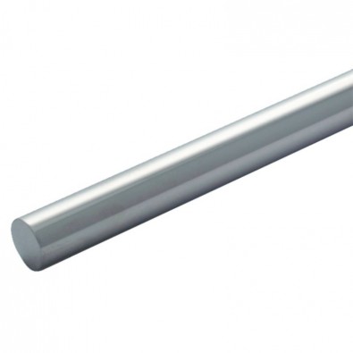 Lisse de garde corps inox longueur 1 METRE diamètre 16 mm en inox 304 massif (plein) brossé grain 220