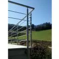 Garde corps inox en kit 5 barres à l'anglaise : rampe escalier, terrasse, balcon, mezzanine 42