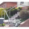 Rampe d'escalier sur poteaux, en kit, en inox 304 brossé 7