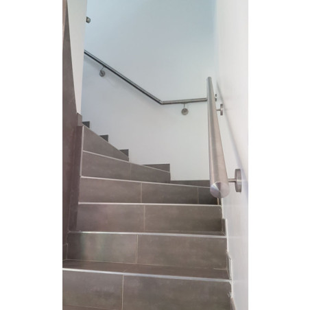 Main courante escalier inox en kit sur mesure