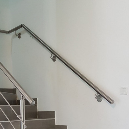 Main courante escalier inox en kit sur mesure