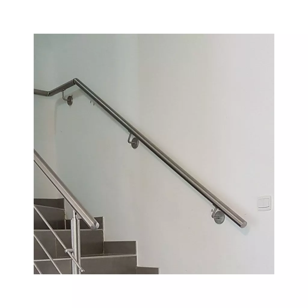 Main courante escalier design en inox intérieur ou exterieur en kit 6