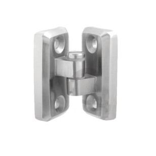 Charnière inox pour portillon inox sur tube 42,4 mm