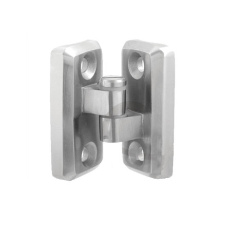 Charnière inox pour portillon inox sur tube 42,4 mm