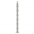 Poteau de milieu de garde corps inox 6 câbles avec serre câbles 0