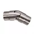 Raccord orientable de 90 à 180 degrés ergonomique en inox 304 brossé diam 42,4 mm 0