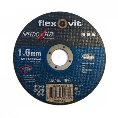 Disque à tronçonner l'inox diamètre 125 mm epaisseur 1,0 mm - professionnel Disque à tronçonner l'inox diamètre 125 mm epaisseur 1,0 mm - professionnel