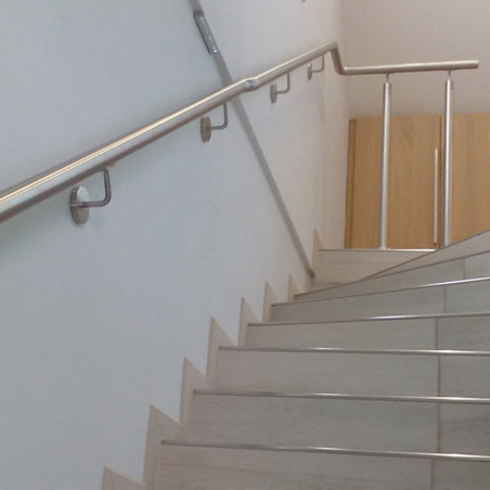 Main courante escalier inox en kit sur mesure