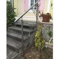 Rampe d'escalier sur poteaux, en kit, en inox 304 brossé 25