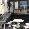 Garde corps inox en kit 5 barres à l'anglaise : rampe escalier, terrasse, balcon, mezzanine 48