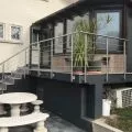 Garde corps inox en kit 5 barres à l'anglaise : rampe escalier, terrasse, balcon, mezzanine 50