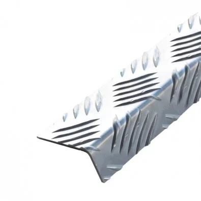  Nez de marche aluminium larmé antidérapant pour escalier, 50 x 30 mm longueur 2 mètres