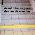 Contremarche aluminium 100 x 1500 BLANC recoupable 2