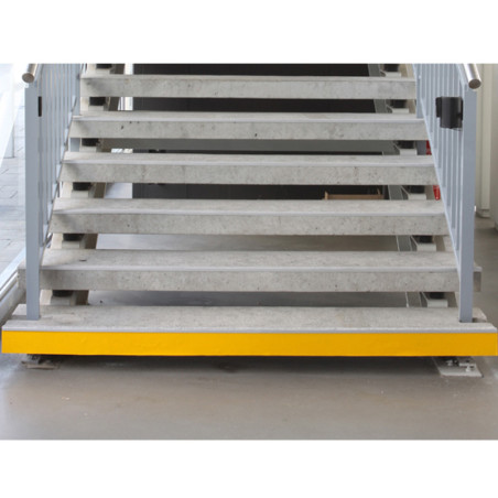 Contremarche aluminium 100 x 1500 BLANC recoupable