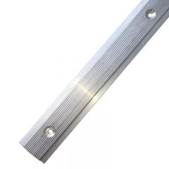 Traverse profil PLAT antidérapant strié aluninium anodisé couleur ALU NATUREL