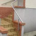 Main courante inox pose latérale sur muret en kit 3