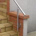 Main courante inox pose latérale sur muret en kit 8