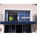 Garde corps inox en kit 5 barres à l'anglaise : rampe escalier, terrasse, balcon, mezzanine 56