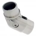 Raccord orientable de 90 à 180 degrés inox 304 brossé diam 42,4 mm 0