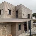 Garde corps terrasse acier design en kit 6 lisses et main courante 13