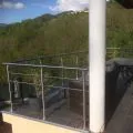 Garde corps inox en kit à verre et barres à la française : rampe escalier, terrasse, balcon ou mezzanine 17