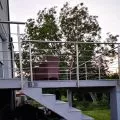 Garde corps inox en kit 5 barres à l'anglaise : rampe escalier, terrasse, balcon, mezzanine 11