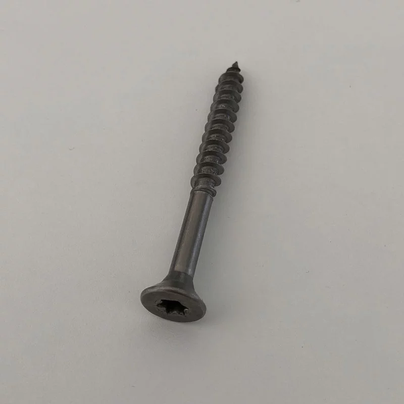 100 pièces Fil partiel de 80-mm Vis à bois 8x180 Vis à tête fraisée en acier inoxydable TORX en V2A Épaisseur de 8-mm Longueur de vis de 180-mm