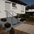 Rampe d'accès inox en kit avec BAGUE pour escalier, terrasse ou plateforme : qualité et prix ! 4