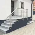 Garde corps inox en kit 5 barres à l'anglaise : rampe escalier, terrasse, balcon, mezzanine 5