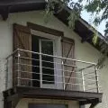 Garde corps inox en kit 4 barres avec poteaux design pour terrasse, escalier, balcon ou mezzanine 20