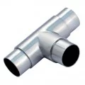 Raccord en Té en inox 304 brossé diametre 42,4 mm 0